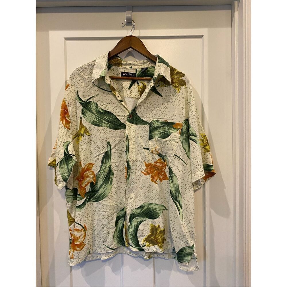 Puritan floral Hawaiian shirt